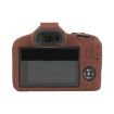 Canon EOS R100 Litchi Texture Silicone Case (Coffee) - 2