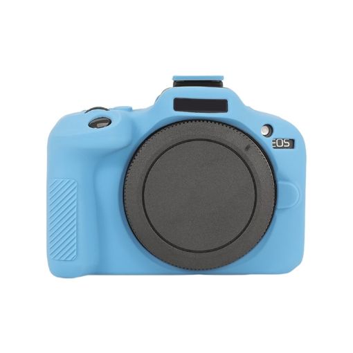 Canon EOS R100 Blue Glossy Soft Silicone Protective Case - 1