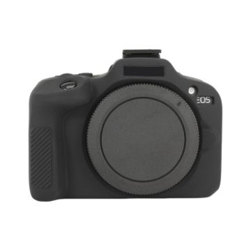 Canon EOS R100 Black Silicone Protective Case - Glossy Soft Finish - 1