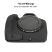 Canon EOS R100 Black Silicone Protective Case - Glossy Soft Finish - 6