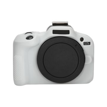 Canon EOS R100 White Glossy Soft Silicone Protective Case - 1