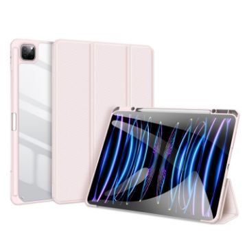 DUX DUCIS TOBY Pink Leather Case for iPad Pro 13 2024 - 1