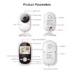 2.4" LCD Baby Monitor Care Camera with US Plug - SM25 - 4