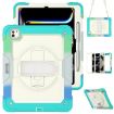 iPad Pro 13 2024 Silicone Hybrid Protective Case (Rainbow Blue) - 1