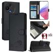TCL 60 SE NxtPaper/605 RFID Leather Phone Case with Lanyard - 1