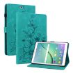 Galaxy Tab S2 9.7 T810 T815 Green Lily Leather Case - 1