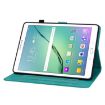 Galaxy Tab S2 9.7 T810 T815 Green Lily Leather Case - 4