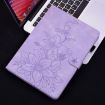 Lily Embossed Leather Case for Samsung Galaxy Tab S4 10.5 (Purple) - 2