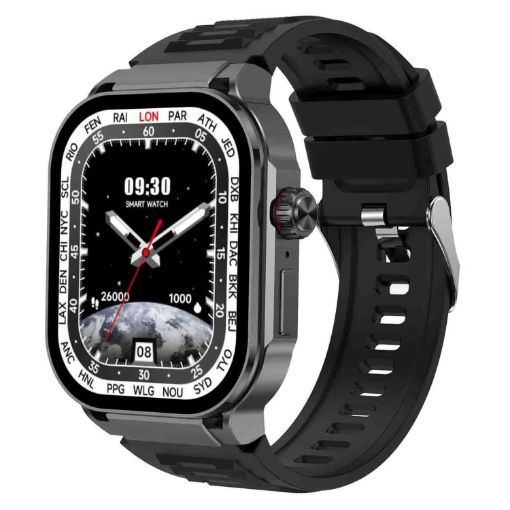 G40S 2.06" IP67 BT5.2 Smart Watch, Health Monitor, Bluetooth Call (Black) - 1