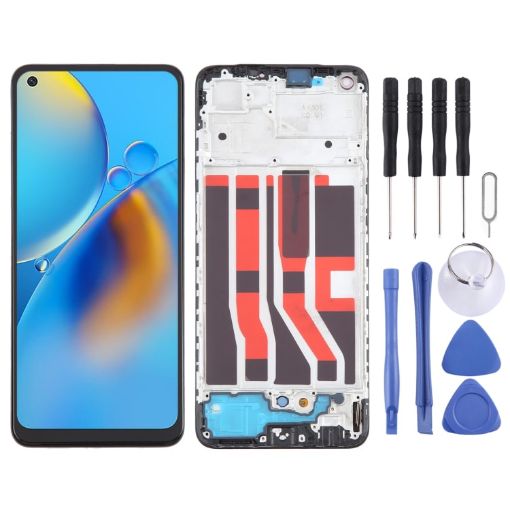 OPPO Reno6 Lite OLED Screen Digitizer with Frame Assembly - 1