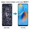 OPPO A74 4G OLED Screen Digitizer Assembly with Frame - 6