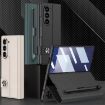 Galaxy Z Fold7 Leather Case with Pen Slot, Stylus Not Included (Green) - 2