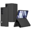 Samsung Galaxy Z Fold7 5G Leather Flip Case - Carbon Fiber Texture - 1