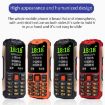 K1+ 4G Rugged Elder Phone, 2.6", 1500mAh, Dual SIM, SOS, EU Plug, Red - 3