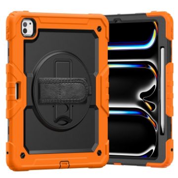 iPad Pro 13 2024 Case with Shoulder Strap (Orange) - 1