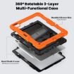 iPad Pro 13 2024 Case with Shoulder Strap (Orange) - 2