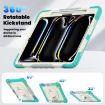 iPad Pro 13 2024 Silicone Hybrid Case w/ Shoulder Strap, Camo Blue - 5