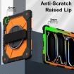 iPad Pro 2024 Black Orange Robot Silicone Hybrid Case - 5