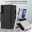 Galaxy Z Fold7 5G GKK Full Coverage Flip Case with Pen Slot (Grey) - 6