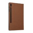 Samsung Galaxy Tab S7/S8 Brown Leather Case with Holder (2020) - 3