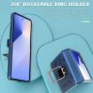 Galaxy Z Flip7 5G Case with Sliding Window & Ring Stand - Blue - 5