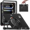 iPad Pro 13 2024 Black Rotating Handle Silicone PC Case - 1
