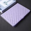 Samsung Galaxy Tab S10 FE+ Leather Case Rhombus Lattice Purple - 6