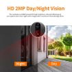 ESCAM C89 1080P Smart Door Viewer with PIR & Night Vision, Dark Grey - 4