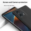 Motorola Edge 50 Fusion Black Silicone Dropproof Full Coverage Case - 4