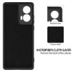 Motorola Edge 50 Fusion Black Silicone Dropproof Full Coverage Case - 6