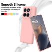 Motorola Edge 60 Fusion Solid Pink Silicone Dropproof Case - 3