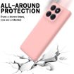 Pink Liquid Silicone Dropproof Full Coverage Case for Moto Edge 60 Pro - 5
