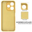 Redmi 13x 4G Yellow Silicone Dropproof Full Coverage Case - 6