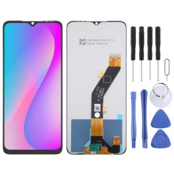Itel A60 OEM LCD Screen with Digitizer Full Assembly - 1