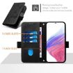 TCL 605/60 SE Rose Embossed RFID Anti-theft Leather Case (Black) - 4