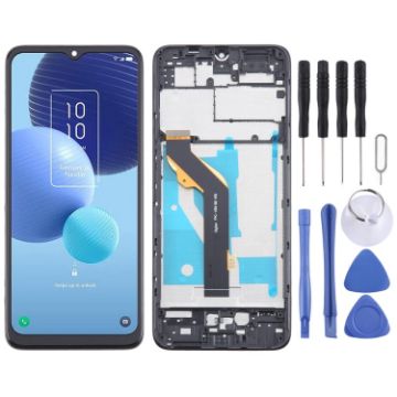 TCL 406 T506K OEM LCD Screen Digitizer Assembly with Frame - 1