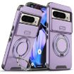 Google Pixel 10 Pro XL Camshield Ring Holder Case (Purple) - 1