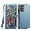 Samsung Galaxy A17 5G ESEBLE RFID Wallet Case with Lanyard (Blue) - 1