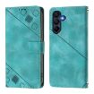 Samsung Galaxy A17 5G Green Embossed Leather Phone Case - 2
