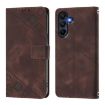 Samsung Galaxy A17 5G Embossed Leather Phone Case (Brown) - 2