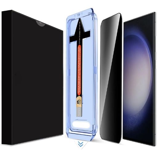 Samsung Galaxy S23 Ultra 5G Privacy Tempered Glass Film (Black) - 1