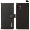 Samsung Galaxy XCover7 Pro KHAZNEH Leather RFID Case (Black) - 1