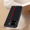 Pixel 10 Pro Fold Ultra-thin Carbon Fiber Phone Case (Black Red) - 5