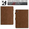 Samsung Galaxy Tab A8 10.5 X205 Honeycomb Leather Case (Brown) - 3