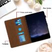 Samsung Galaxy Tab A8 10.5 X205 Honeycomb Leather Case (Brown) - 6