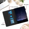 Samsung Galaxy Tab A7 2020 T500 Honeycomb Leather Case (Black) - 6