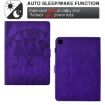 Samsung Galaxy Tab A7 2020 T500 Cats Leather Case (Purple) - 4