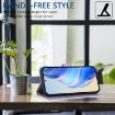 Ulefone Note 14 Honeycomb Emboss RFID Leather Case (Light Purple) - 6