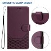 Ulefone Note 14 Violet RFID Leather Phone Case with Honeycomb Design - 5