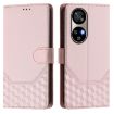 Ulefone Note 17 Pro Pink RFID Leather Phone Case with Honeycomb Design - 2